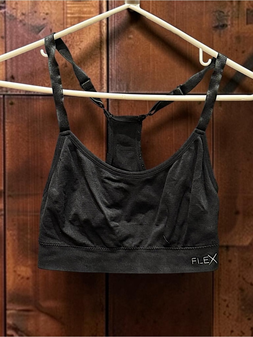 FLEX Black Seamless Comfort Bralette die MEDIUM